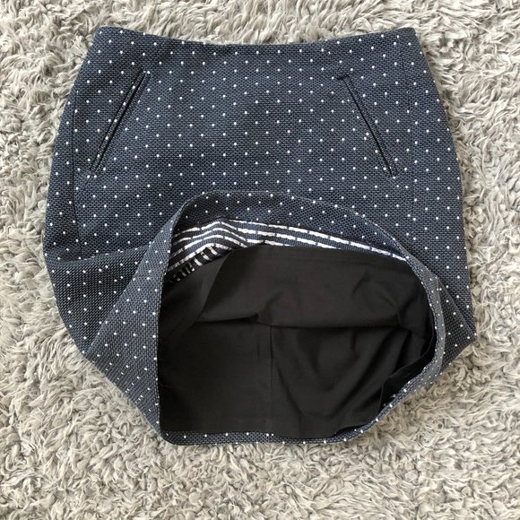 LOFT | Mini Pencil Skirt with White Dots - Picture 8 of 11